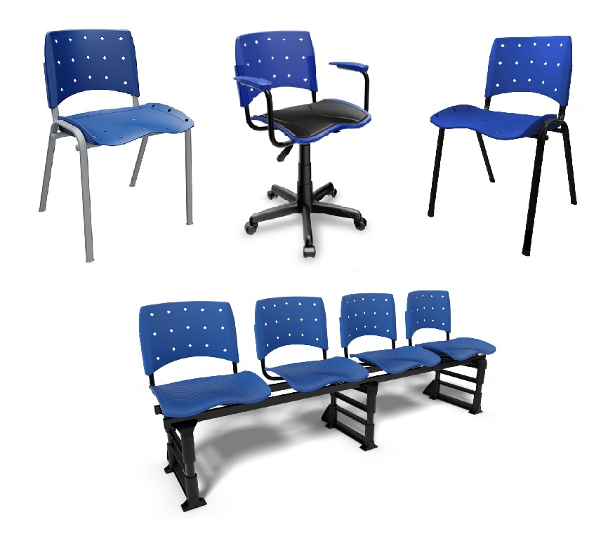 Cadeiras E Longarinas Plásticas Ergoplax