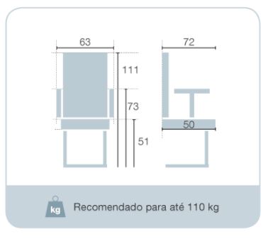 Cadeira Presidente Escritório Blm 616 F - Aproximação