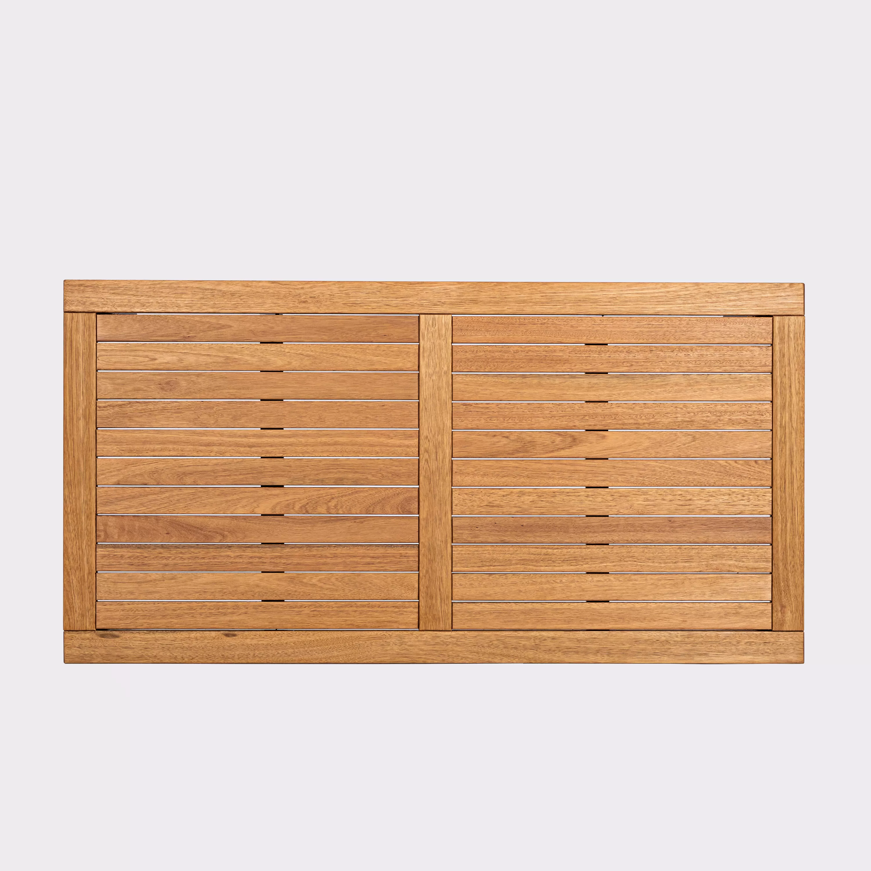 Mesa de Jantar em Madeira Corda Preta | Linha Traço - Alt. 0,75 cm X Larg. 2,20 cm X Prof. 0,93 cm - Espaço Casa e Jardim