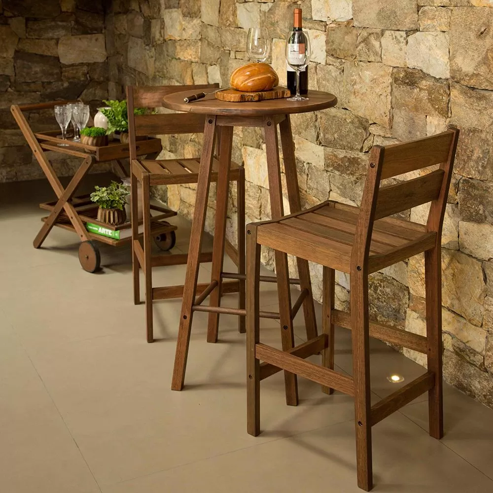 Mesa Bistrô Verona Ø 70 - Linha Mestra Butzke