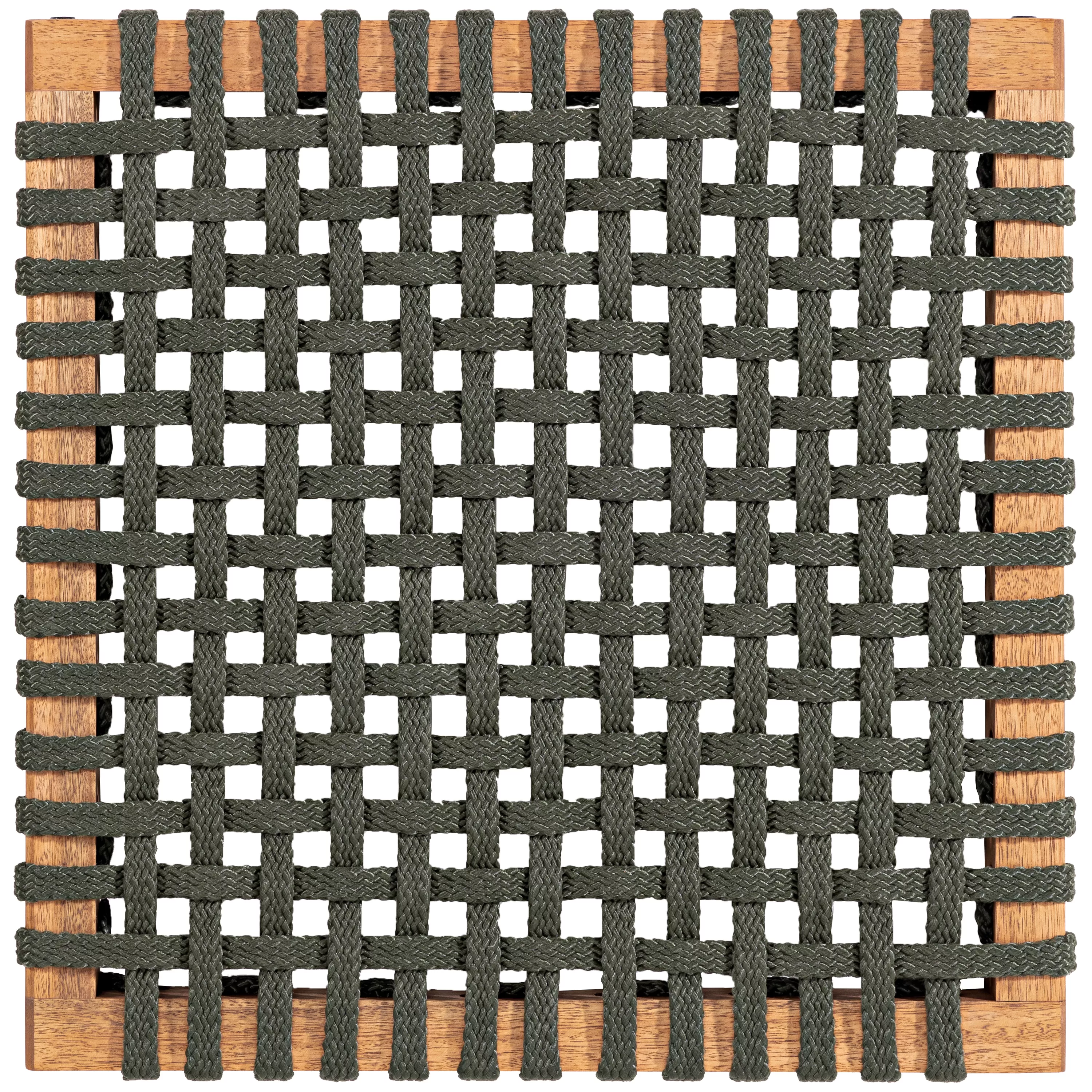 Mesa de Jantar em Madeira Corda Areia | Linha Traço - Alt. 0,75 cm X Larg. 1,40 cm X Prof. 0,93 Cm - Espaço Casa e Jardim