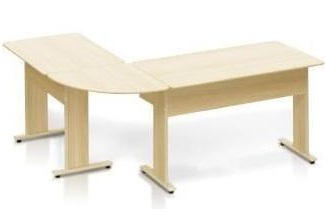 Conjunto de Mesa em L - 1400 X 1400 X 600 | Linha Uno 15mm