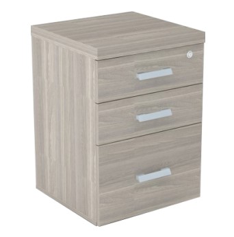 Gaveteiro Pedestal 2 Gavetas + Pasta 46 x 45 | Linha Prima Impact 40mm