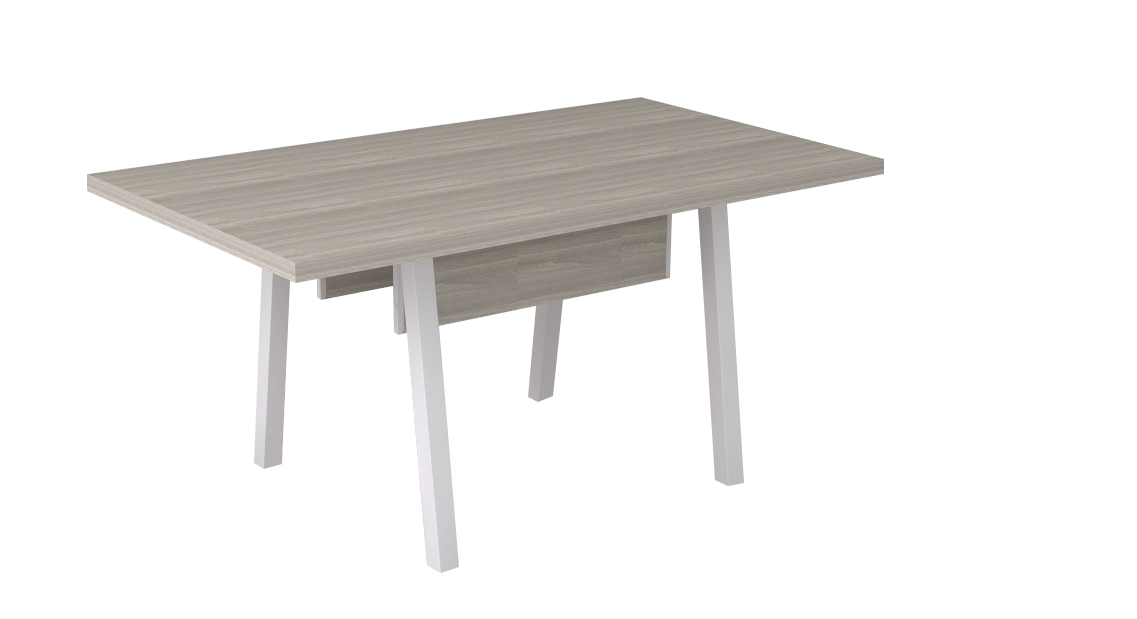 Mesa De Reunião Pé Cavalete 160 X 90 | Linha Prima ARQ 40mm