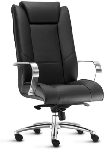 Cadeira Para Escritório New Onix Presidente - Base Cromada