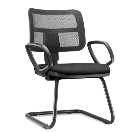 Cadeira Para Escritório ZIP Aproximação | Assento Estofado, Encosto Em Tela *com Braço